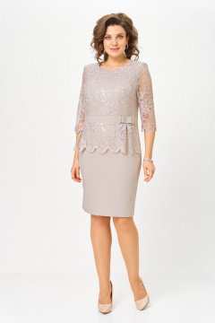 Платье Svetlana-Style 1868 бежевый - фото 4