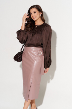 Блуза AltaModa 1052 коричневый - фото 5