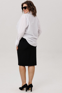 Юбка Anelli 1809 черный_карандаш - фото 3