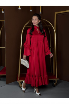 Платье, ремень Pavlova 202 красный - фото 3