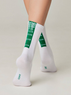 Носки CONTE ACTIVE белый-зеленый 20С-20СП - фото 5