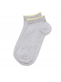 Носки CONTE ACTIVE светло-серый-желтый 12С-32СП - фото 2