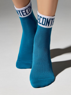 Носки CONTE ACTIVE темно-бирюзовый-белый 21С-24/1СП - фото 1