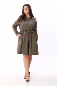 Платье ICY Street 25ICY094Х-3 хаки - фото 3