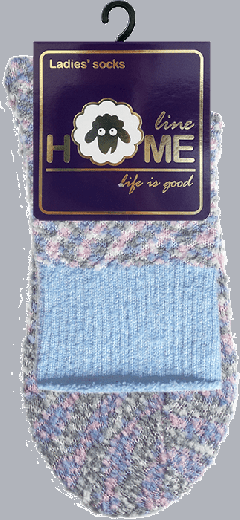 Носки CONTE HOME LINE 52-96 бледно-фиолетовый - фото 2