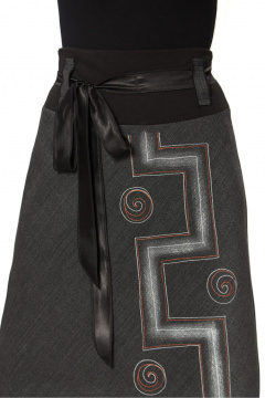 Юбка Полинушка 590/1 серый - фото 3