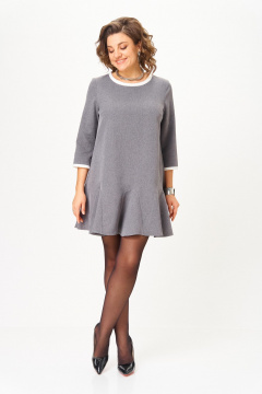 Платье Michel chic 2184 серый - фото 3