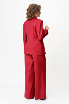 Брюки, жакет Орхидея 1612-1 красный - фото 4