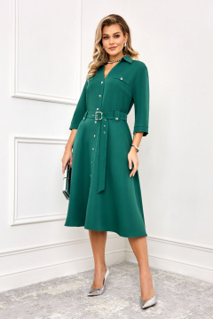 Платье AGATTI 5890 изумрудный - фото 2