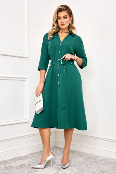 Платье AGATTI 5890 изумрудный - фото 1