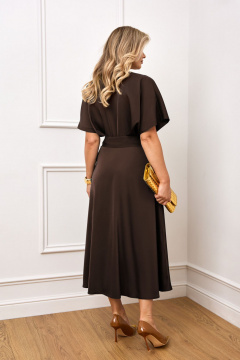 Платье AGATTI 5398-11 шоколад - фото 4