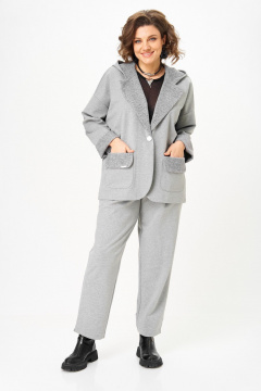 Брюки, жакет Michel chic 1437/1 призрачный_серый - фото 1