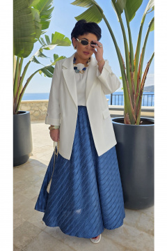 Жакет Vittoria Queen 27143ж молоко - фото 5