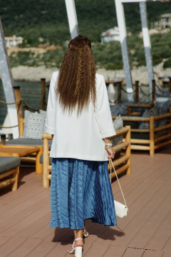 Юбка Vittoria Queen 27143ю синий - фото 5