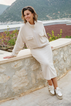 Юбка Vittoria Queen 27773ю бежевый - фото 2