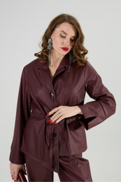 Жакет NikVa 918-10 бордо - фото 2