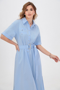 Платье Bazalini 5033 голубой - фото 2