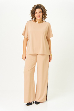 Блуза, брюки Rumoda 2124 бежевый - фото 1