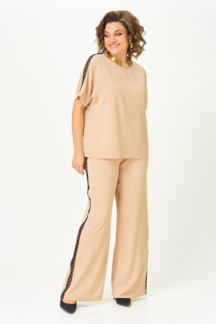 Блуза, брюки Rumoda 2124 бежевый - фото 4