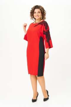 Платье Rumoda 2279 красный - фото 5