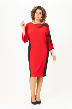 Платье Rumoda 2279 красный - фото 4