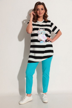 Michel chic 1239 бирюза_черно-белый