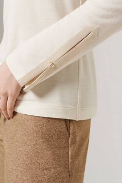 Джемпер Nelva 23095 молочный - фото 4