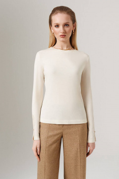 Джемпер Nelva 23095 молочный - фото 3