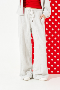 Брюки ELLETTO 2376 серый - фото 3