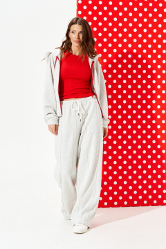 Брюки ELLETTO 2376 серый - фото 2