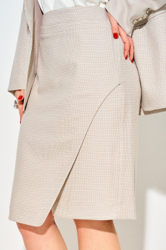 Жакет, юбка Laikony L-843 латте - фото 3
