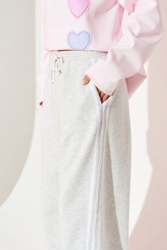 Брюки ELLETTO 2382 серый - фото 4