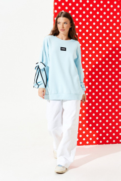 Свитшот ELLETTO 3950 голубой - фото 1