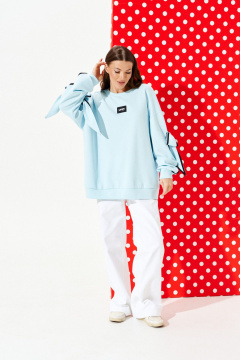 Свитшот ELLETTO 3950 голубой - фото 2