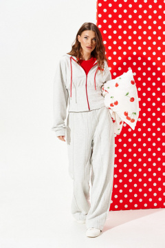 Толстовка ELLETTO 3955 серый - фото 2