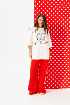 Джемпер ELLETTO 3972 молочный - фото 2