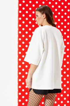 Джемпер ELLETTO 3971 молочный - фото 4