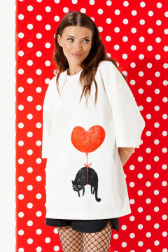 Джемпер ELLETTO 3971 молочный - фото 1