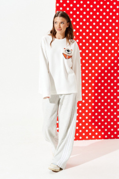 Джемпер ELLETTO 3974 молочный - фото 2