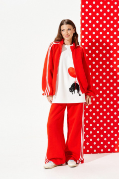 Бомбер ELLETTO 3961 красный - фото 2