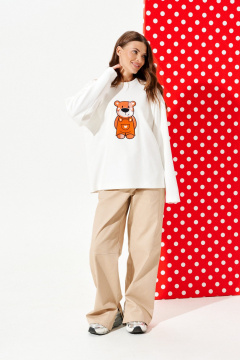 Джемпер ELLETTO 3973 молочный - фото 2