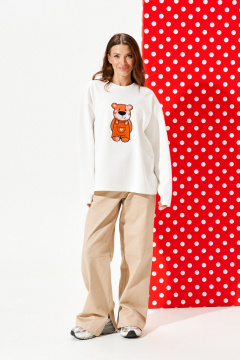 Джемпер ELLETTO 3973 молочный - фото 1