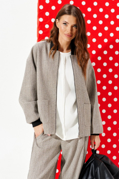 Брюки, бомбер ELLETTO 5328 бежевый - фото 4