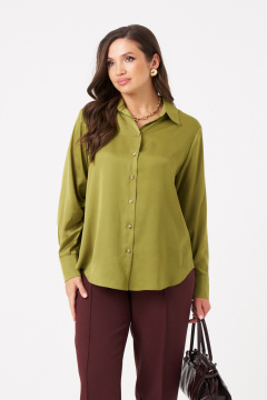 Блуза Панда 103045 оливковый - фото 1