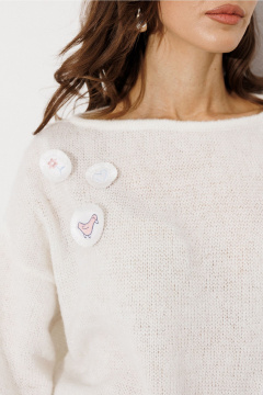 Джемпер Butеr 3259 молочный - фото 4