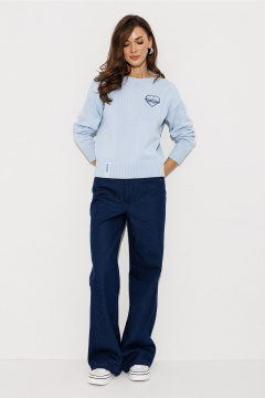 Джемпер Butеr 3253 голубой - фото 4