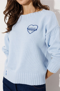 Джемпер Butеr 3253 голубой - фото 2