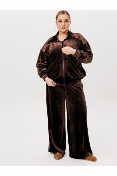 Брюки, свитшот AVA fashion М-166.01 коричневый - фото 1