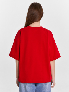 Футболка Mark Formelle 112961/24-29525П-0 багровый_печать_3_сл_на_пол - фото 4