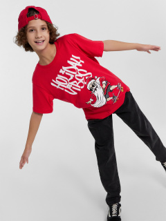 Футболка Mark Formelle 113433/24-26095П-0 красный_печать_3_сл_на_пол - фото 1